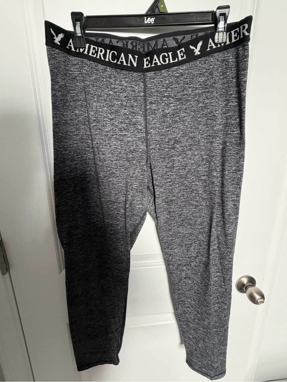American Eagle Women's Heather Gray Active Leggings - Comfortable Stretch